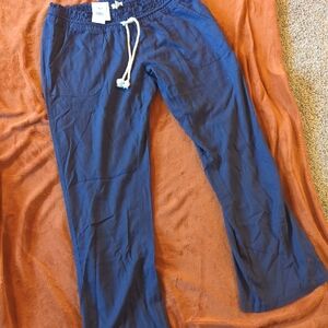 Roxy Ocean Blue Drawstring Pants